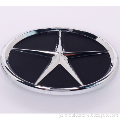Two Colors Plastic Logo for Auto